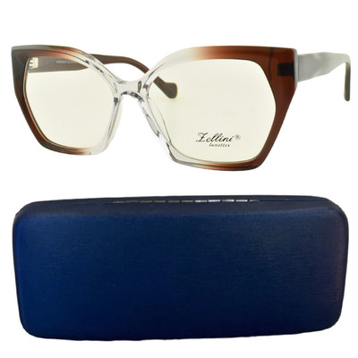 NEW ZELLINI LUNETTES YHX8146 C4 Lilac/Burgundy Full Rim Optical Frame Eyeglasses