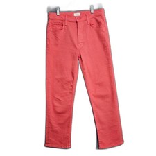MOTHER The Tomcat Pay Date in Paradise Pink Made in the USA Sz 27 Slim Straight