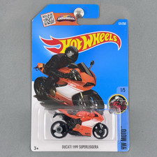 Hot Wheels Ducati 1199 Superleggera Orange HW Moto 1/5 131/250 2016