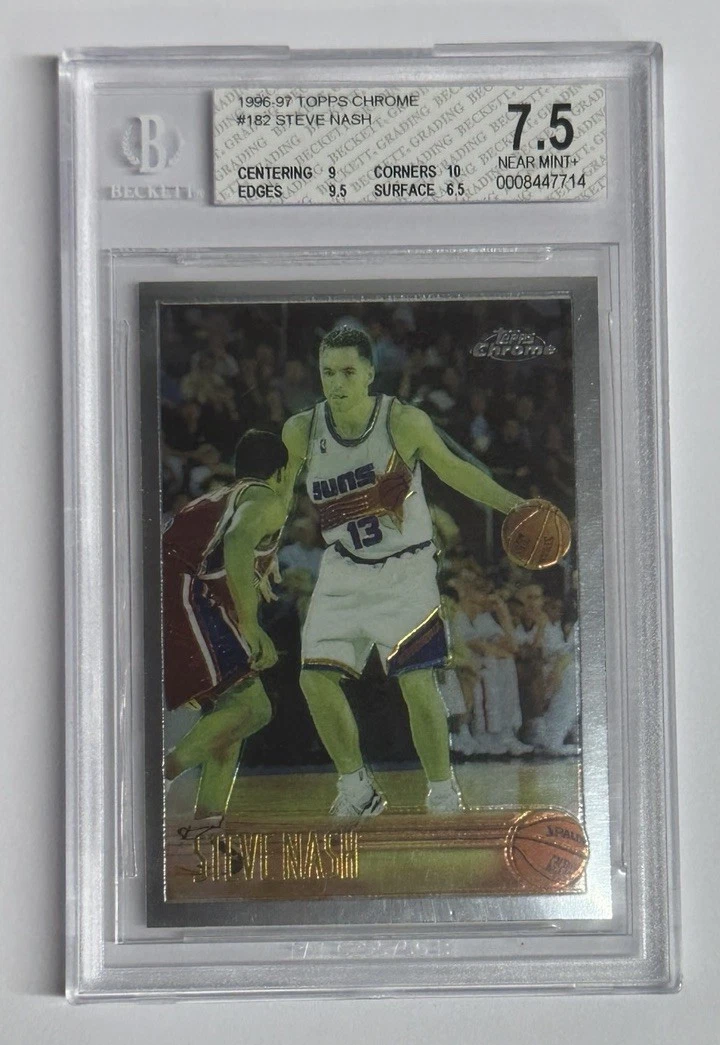 Topps Steve Nash Basketball Rookie Sports Trading Cards