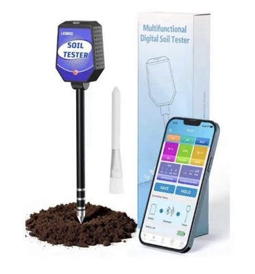 LKBIRD 8-in-1 Smart Soil Moisture Tester Bluetooth App pH Meter Tracker Digital