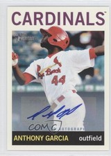 2013 Topps Heritage Minor League Edition Real One Anthony Garcia Auto 3d5