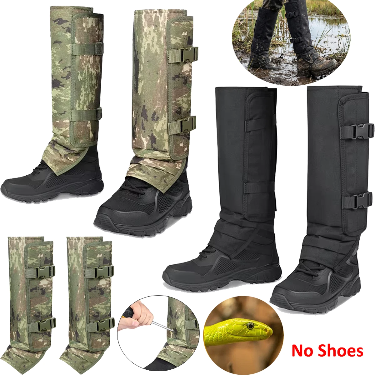 Anti Bite Snake Guard Protection Gaiter Waterproof Outdoor Hiking Hunting Cover
Opens in a new windo