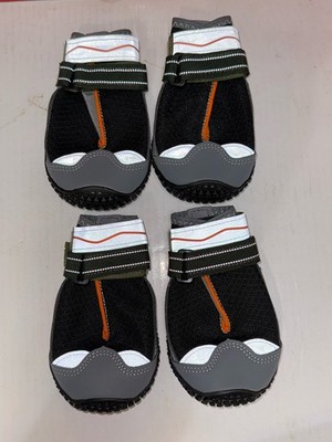 Water Snow Mud Gravel Ruffwear Grip Trex Dog Boots Set Black Sz 8