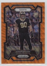 2023 Panini Prizm Rookies Orange Wave Prizm 19/60 Bryan Bresee #372 uw5