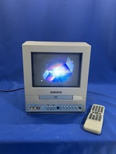 Sylvania 9" CRT TV w/ Built-In DVD Player Portable Kitchen SRTD309 - PLAYED DVD