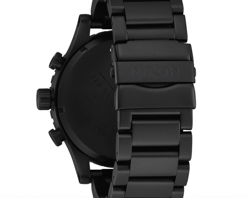 Nixon 51-30 Chrono Black Matte, 51mm, Water Resistant, A1389-3086, New In Box - Picture 4 of 8