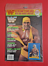 1993 WWF Wrestling Magazine Hulk Hogan / Andre the Giant Tribute / Topps Card !!