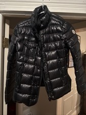Moncler Maya Hooded Short Down Jacket Black, ...