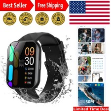 Stylish Fitness Tracker: 5ATM Waterproof, Heart Rate, Sleep  Step Monitoring