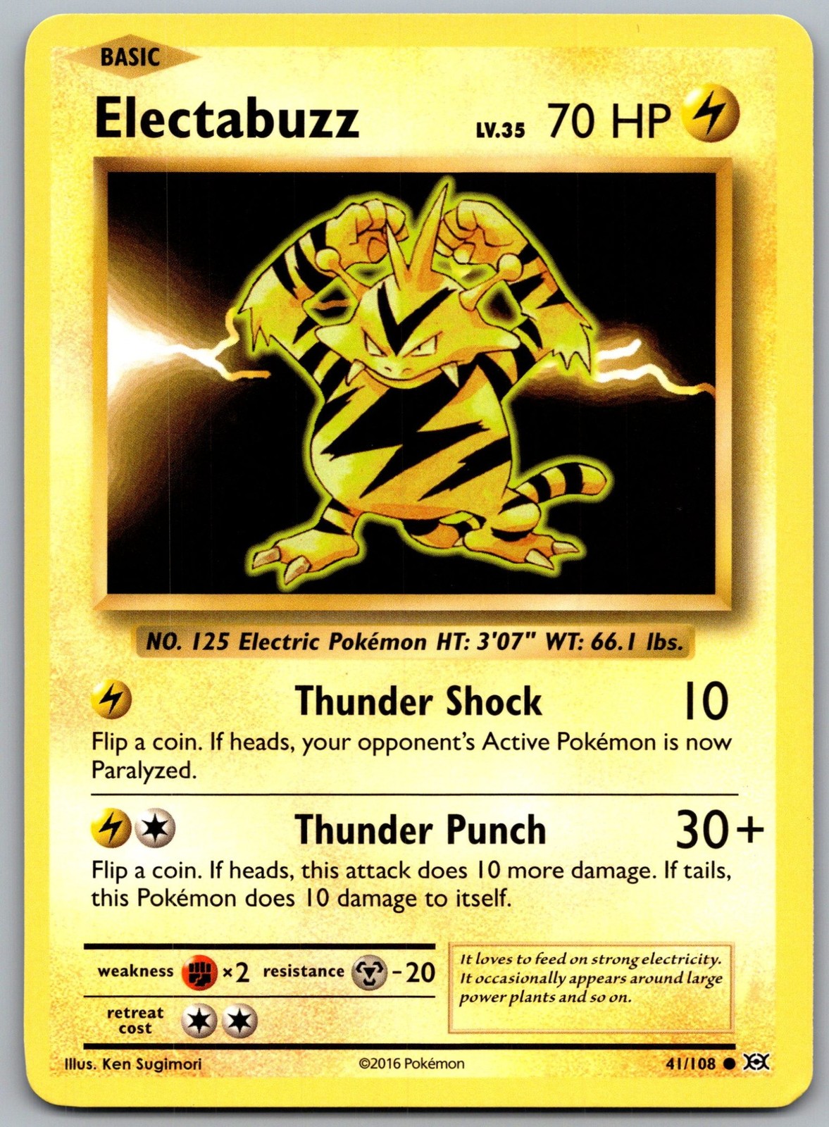 Electabuzz XY - Evolutions 41/108 LP