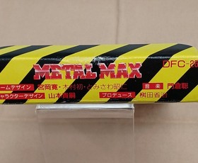 Data East METAL MAX Famicom Software