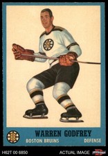 1962 Topps #4 Warren Godfrey Bruins 5 - EX