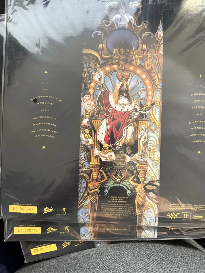 MICHAEL JACKSON - Dangerous (180g MFSL NUMBERED* DOUBLE VINYL EP, 2025) - Image 2 of 2