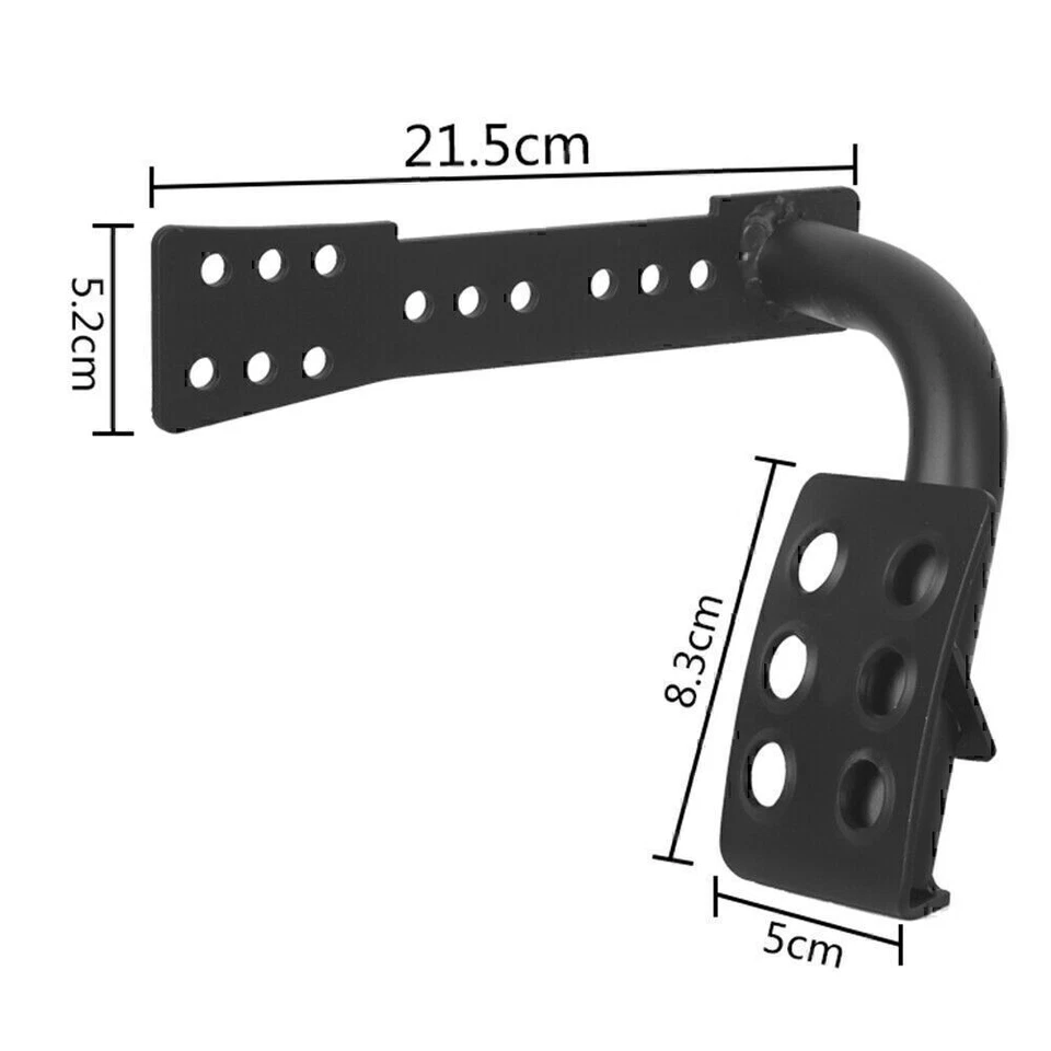 Metal Left Side Foot Rest Dead Pedal Kick Panel for 2007-2017 Jeep Wrangler JK Foto 3 de 4