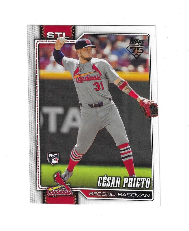 2026 Topps Series 1 Cesar Prieto Rookie Card #95