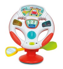 Clementoni - Lenkrad Spielzeug f r Kinder, Drehen und Fliegende F hrung Aktivit