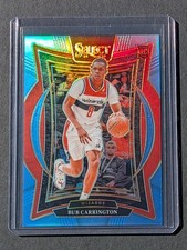 2024-25 Panini Select Bub Carrington #81 Light Blue Prizm #/299