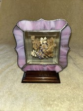 Beautiful Stained Glass Pressed Flower Decoration