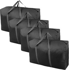100L Extra Large Storage Bags, Big Moving Bags with Strong Zippers  Carrying Ha