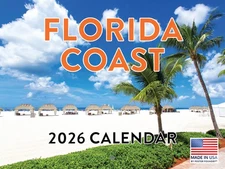 Florida Calendar 2026 Beach Coast Monthly Wall Calender 12 Month