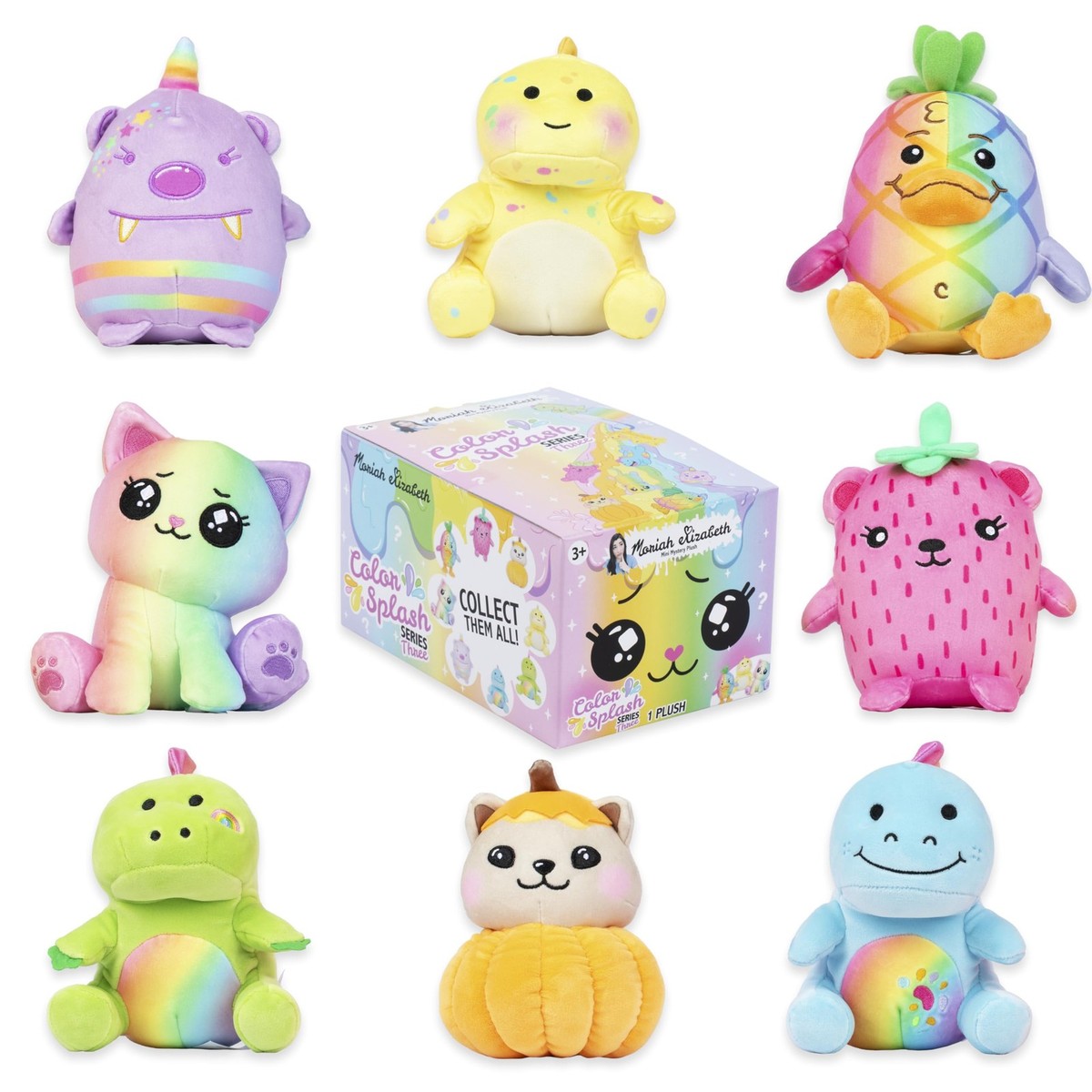 Moriah Elizabeth 6 Inch Mini Mystery Plush Series 3 Colour splash