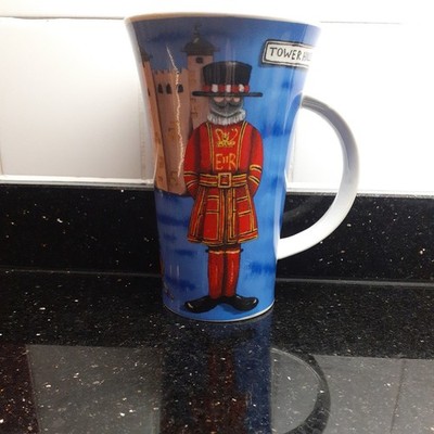 DUNOON Steinzeug BECHER '' (Glencoe Form) Neu & unbenutzt (London Beefeater)