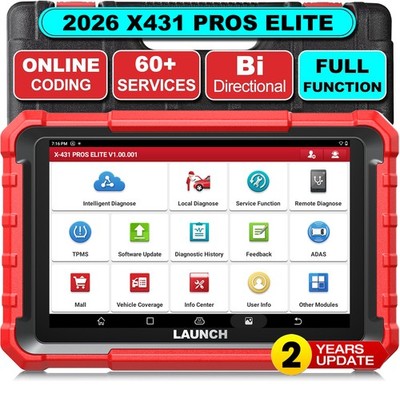 2026 LAUNCH X431 Pro Elite PRO5 OBD2 Diagnosegerät Volle SYSTEM ECU Codierung DE