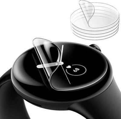 JETech 6x Schutzfolie für Google Pixel Watch 2/1, Anti-Kratzer Schutz Folie