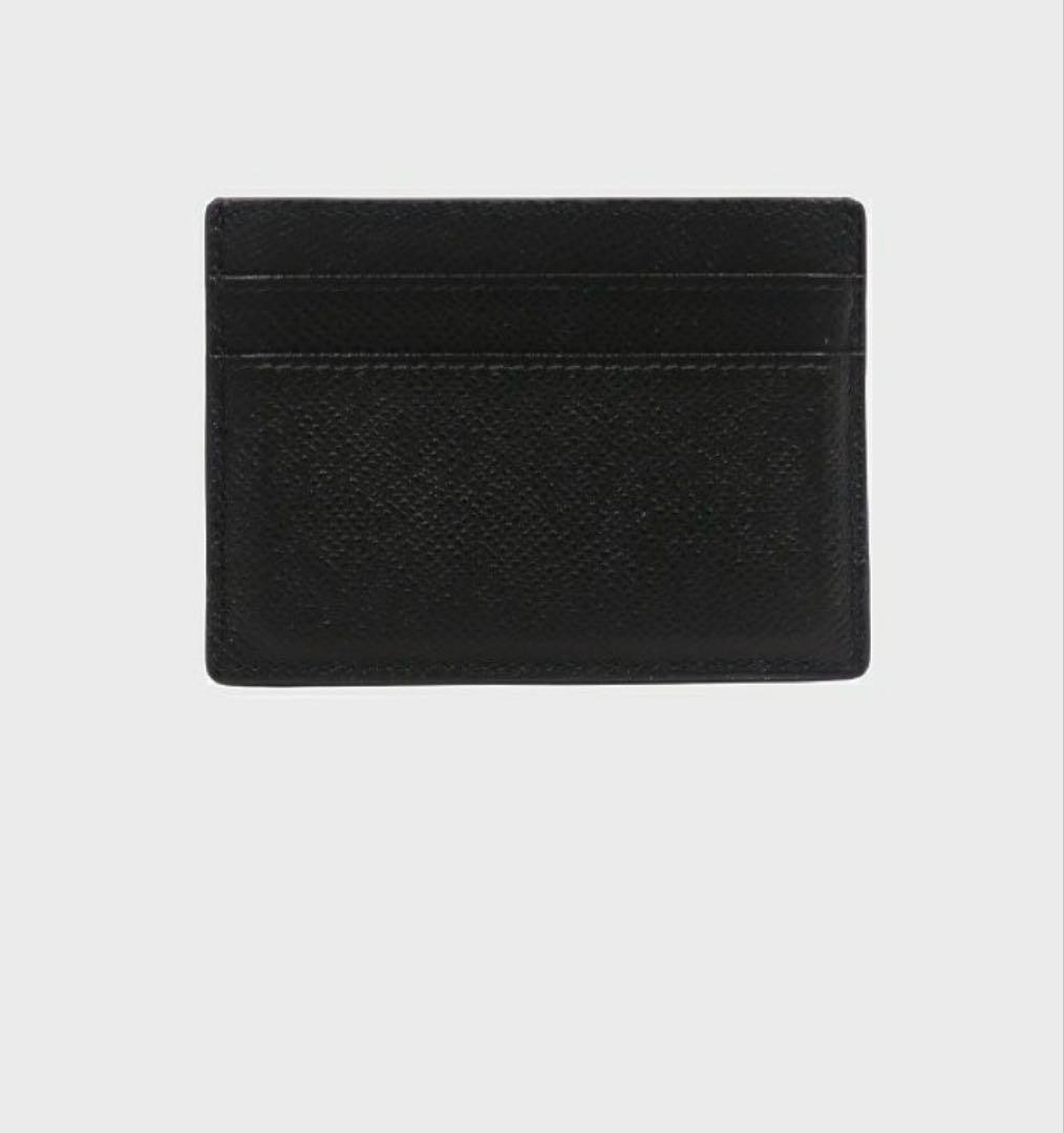 Dior 30 Montaigne Card Case Black Leather Men's Accessories thumbnail 3