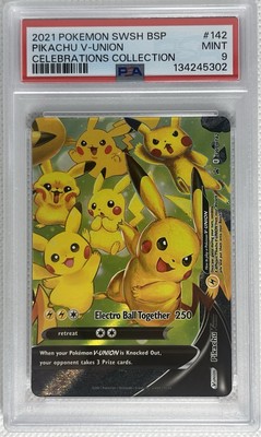 PIKACHU V UNION - SWSH139 140 141 142 - english Pokemon card EUR 31,50 - IT