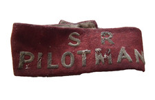 VINTAGE RAILWAYANA SR PILOTMAN ARMBAND VELVET?  SOUTHERN REGION
