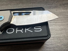 N.U.M.B. Knifeworks N1 Cornerstone Titanium Handle S90V Satin Frame Lock — photo 5