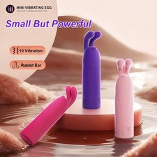 Women s Mini Wand Massager: 10 Modes, Powerful, USB Rechargeable Discreet