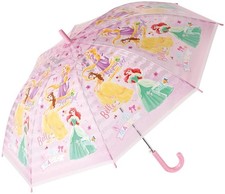 Children's vinyl umbrella 55cm Princess for ages 9-10, approx. 125-135cm, one-to