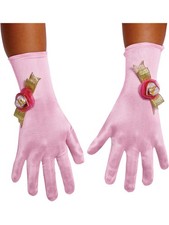 Girls Sleeping Beauty Aurora Dress Gloves Costume Accessory