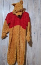 Disney Store Halloween Small Fleece Winnie the Pooh Fuzzy Costume One Piece