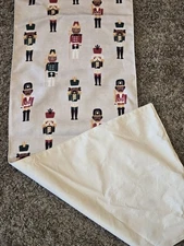 Christmas Table Runner, Nutcrackers, 14 x 71 inches Holiday Decor