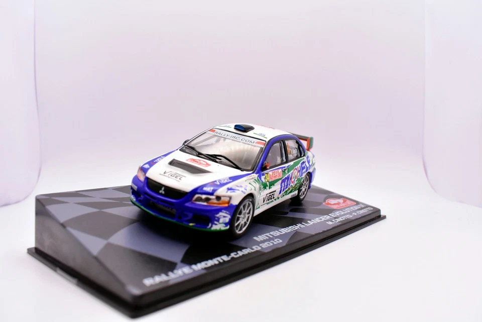 modellino auto rally 1:43 Mitsubishi lancer evolution IX collezione modellismo - Immagine 3 di 4