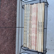 Vintage Yardstick Wood Wooden Ruler Lot 4 Advertising Lot Of 14