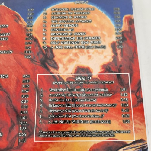 Space Quest V Game Soundtrack LP Roger Wilco Next Mutation w Misprint Sleeve + - Picture 5 of 9