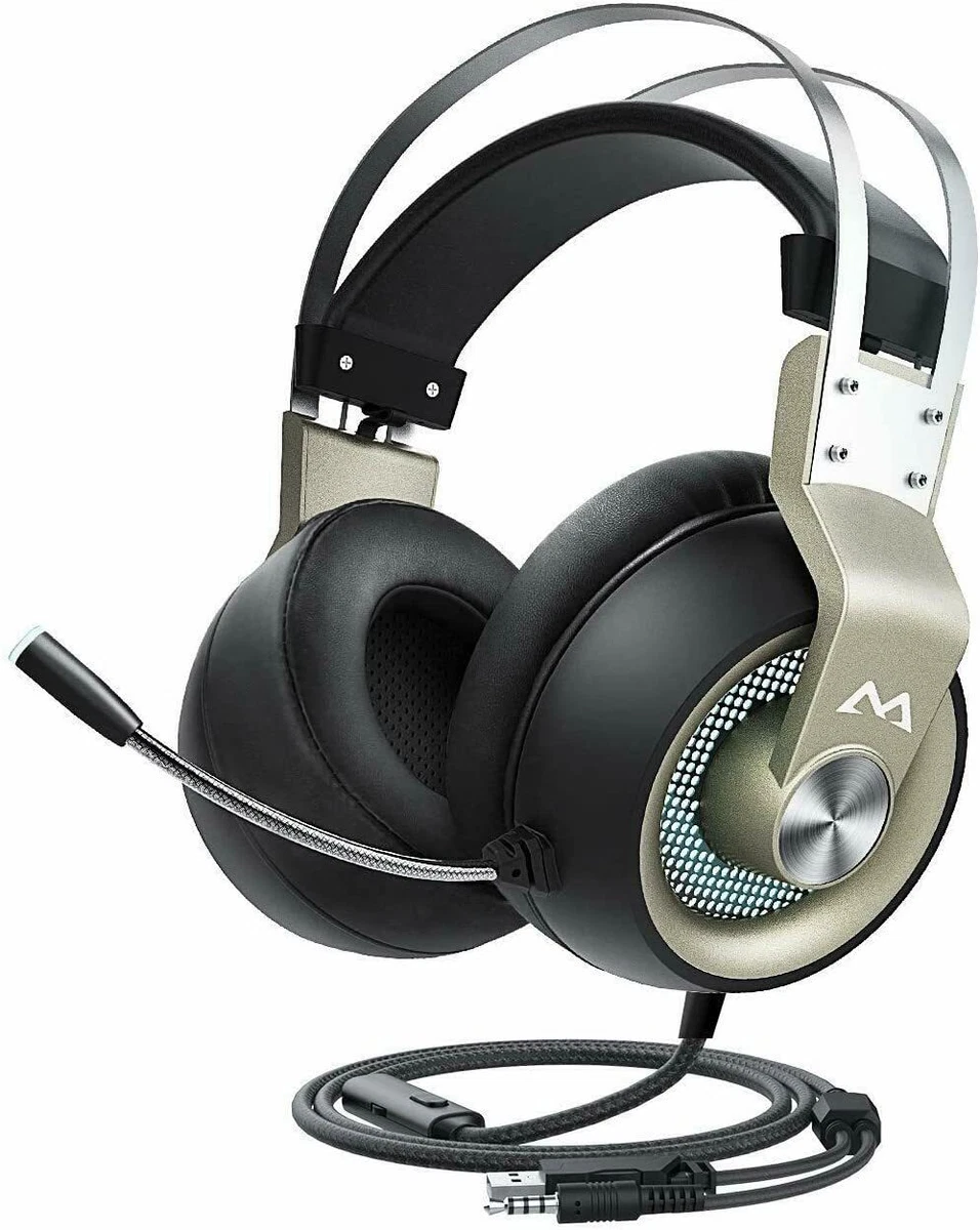 Mpow EG3 ART Gaming Headset USB Metal Frame 60mm Driver Mic
