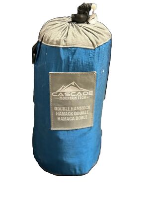BRAND NEW CASCADE MOUNTAIN TECH DOUBLE HAMMOCK-INCLUDES CARRYING CASE