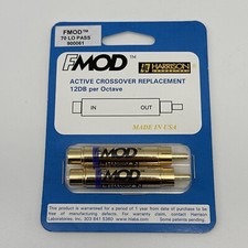 Harrison Labs FMOD Inline Crossover Pair 70 Hz Low Pass RCA for 