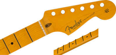 Genuine SCALLOPED USA NIB Fender American Pro II Maple Strat Neck 22 Frets 9.5''