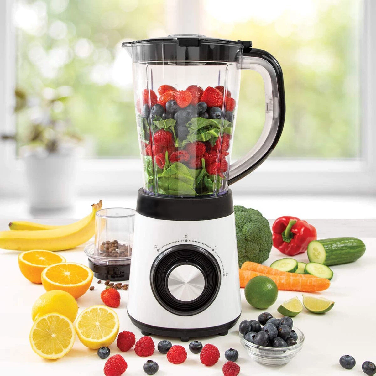 500w Blender Food Processor Juicer Soup Smoothie Maker Coffee Spice Nut  Grinder 7427011753627