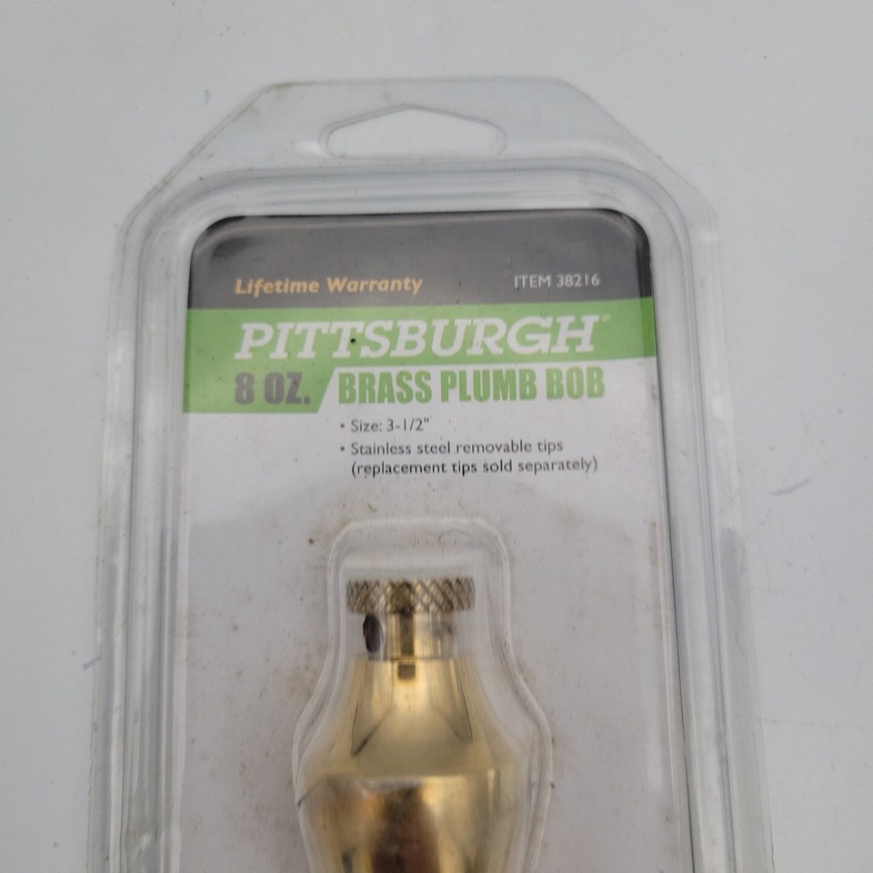 Pittsburgh Brass 3816 Brass Plumb Bob 8 oz Harbor Freight Tools eBay