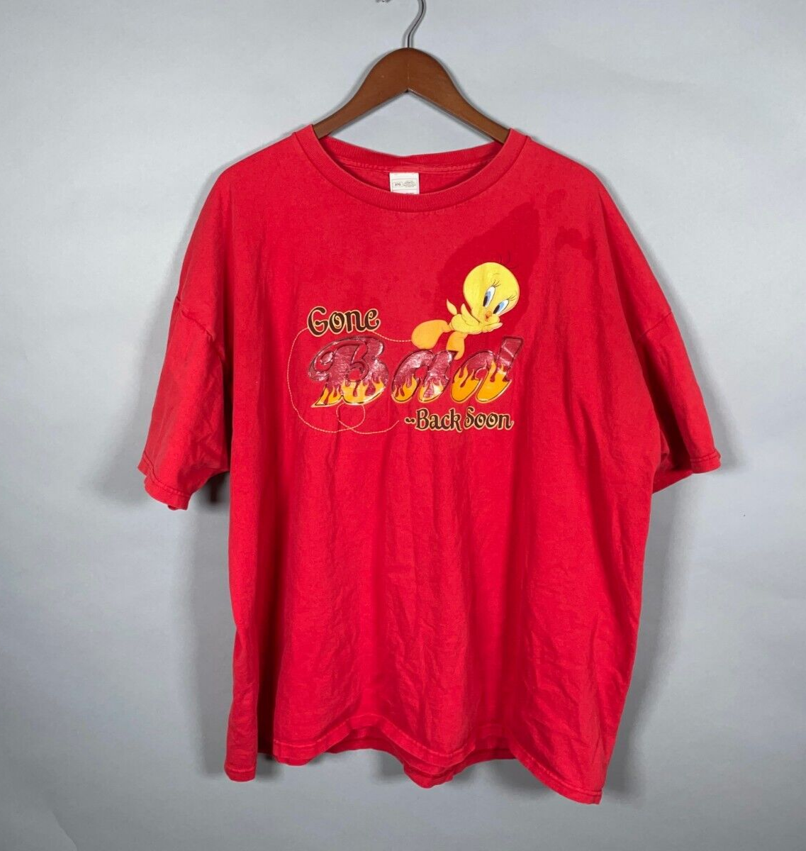 VTG Looney Tunes Tweety Bird Still Bad T-Shirt Adult 3XL Red