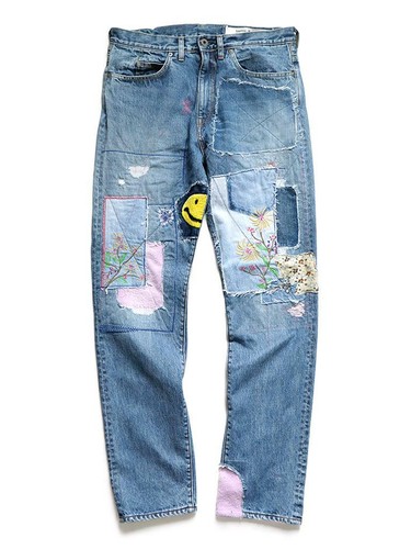 KAPITAL OKABILLY 14oz denim jeans smily 