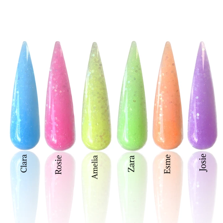 DREAMCATCHER COLLECTION Coloured acrylic powder bundle Glitterama chunky glitter